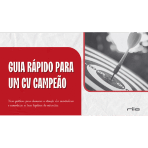 Guia rápido para um CV Campeão